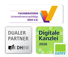 Dualer Partner der DHBW. Datev Digitale Kanzlei . Fachberaterin DStV